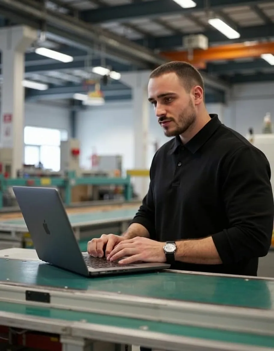 DiTEC Ingenieur bei der Arbeit